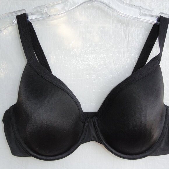 Warner's Padded Cup 38C Wire Free Black Lace & Black 38C Wired Bra No padding - Picture 2 of 16